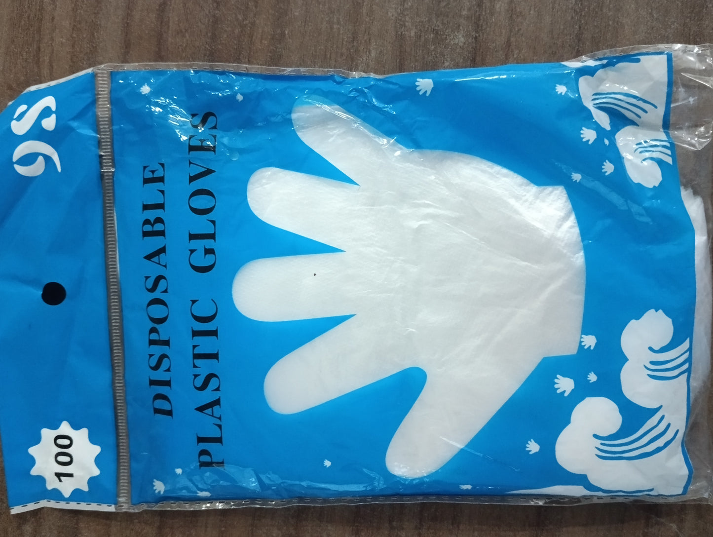 Hand gloves plastic