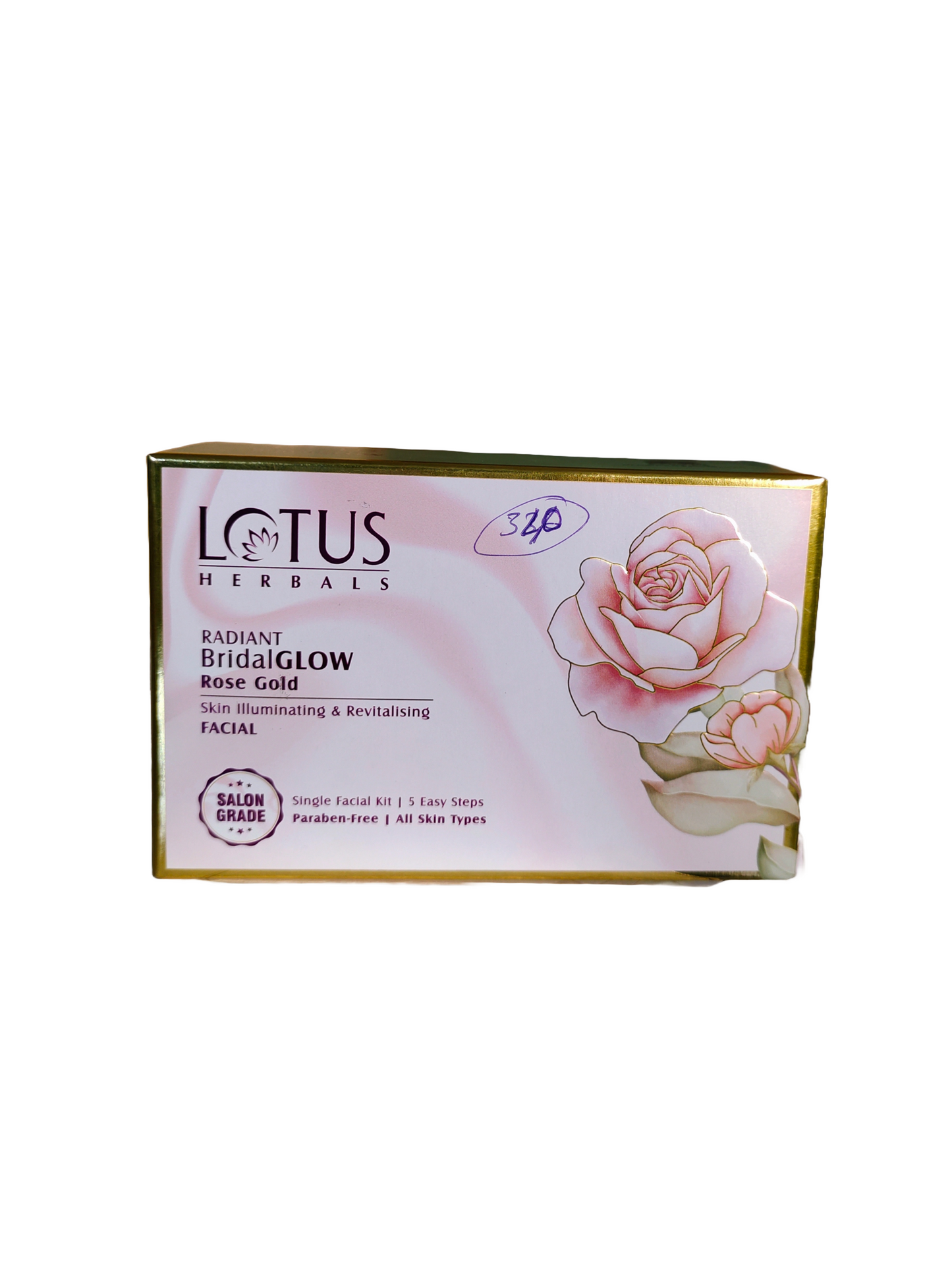 Lotus Bridal Glow Rose Gold Facial Kit (Small)