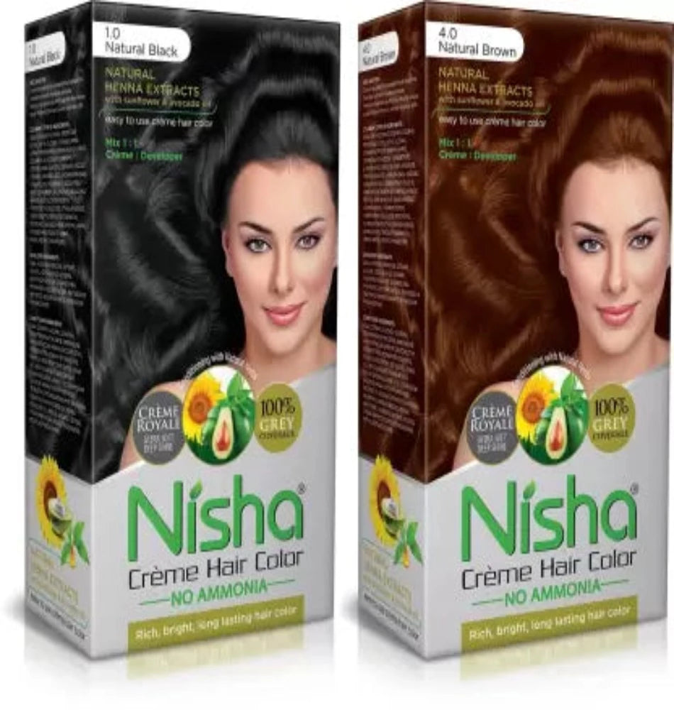Nisha Hair Color Box